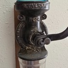 Antique Universal No 24 Coffee Grinder  Landers Frary   Clarke  Glass Cup   Jar