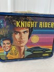 Vintage 1980s Knight Rider Tin Metal Lunch Box Only No Thermos