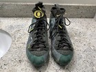 Nike Game Used Oregon Ducks Foam Cleats Minty Pe Team Issued Foams Rare Sz 12 5