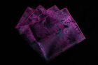 1 Of 5 Men s Paisley 100  Silk Pocket Squares Handkerchief 12 25 w X 12 25 l