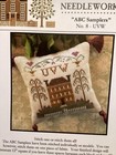Chart Abc Samplers Uvw No 8 Cross Stitch Sampler New Little House Needleworks