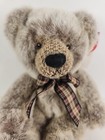 Russ Berrie Bears From The Past Wesley  Teddy Bear Toy Plush Plaid Bow 6 