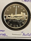 1984 Canada  1 Silver Dollar Proof Toronto Voyager     aug42   