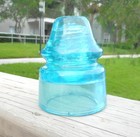 Scarce Light Aqua Cd 138 2 National Insulator Co Base Embossed Glass Insulator