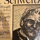 Albert Schweitzer Autographed Signed Record Cover W  Record - Mendelssohn Widor