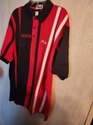 Vintage Mens Fila Us Open 1996 Polo Size Xl Tennis Red White Blue Striped Nwt