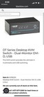 New Black Box Servswitch Kv9622a Dual-head Kvm Switch