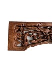 Vintage Japanese Ranma Transom Panel Wood Carved Openwork Screen Bird Bamboo