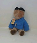 Vintage Paddington Bear 13    Plush 1975 Eden Toys Blue Coat Teddy Stuffed Beanie