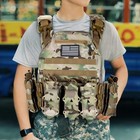 Rapid-open Tactical Vest adjustable Waist 32 -52  Tactical Vest Tan Plate Carrie