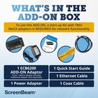 Screenbeam Bonded Moca 2 0 Network Adapter High Speed Internet Ethernet Over Coa