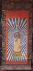 Amida Buddha Aureola Religious Painting Go To Paradise Edo Period