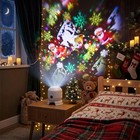 Rotating Led Christmas Projector Light Usb Dimmable Snowflake Projection Lamp