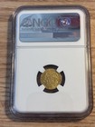 1762 Great Britain Gold 1 4 Guinea Ngc Au58