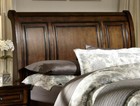 New Traditional Brown Bedroom Furniture - 5 Piece Queen King Sleigh Bed Set Ia41