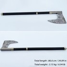 86 6cm Full   metal Fantasy Axe  Non   sharp Decorative Prop For Cosplay collection 