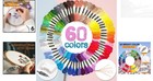 Durable 100  Polyester Embroidery Thread Kit - 60 Skeins For Creative Projects