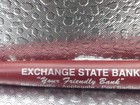Exchange State Bank Your Friendly Bank Michigan Red Kwik-klik Usa Ballpoint Pen