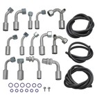 Universal A c Air Conditioning Ext Length Hoses Fittings O-rings Kit  6  8  10