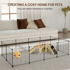 Guinea Pig Play Pen C c Cage Diy Metal Grid Fence  For Bunny Rabbit Small Animal