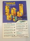 Sunset Happy Hour Bar Guide Using Southern Comfort 1973 Illustrated Recipes