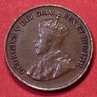 1935 Canada 1 One Cent Coin - George V - Small Canadian Bronze 1 One Penny - Fff