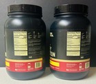 2x Optimum Nutrition Gold Standard 100  Whey  Banana Cream 2lbs ea  Bb  09 2027 