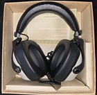 Vintage Zenith White Over The Ear Muff Style Model 839-19 Headphone   s  Japan