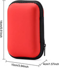 2 Pack Hard Drive Carrying Case 2 5 Inch Hdd Ssd External Drive Storage Bag Orga