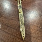 Old Estate Sale Find Beautiful Vintage Ornamental Toledo Damascene Scissors