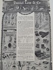 1911 Daniel Low   Co  Brand Print Ad Lhj Year Book Christmas Gifts Silver Salem