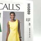 Mccalls 6889 Dresses With Princess Seams Size 6 14 Uncut Sewing Pattern