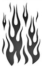 Flames Fire Stencil Template Reusable - Art  Diy Crafts  Wall Art  Fabric Painti