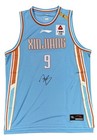 2019-20 Zhou Qi Yilite Game Used Worn Jersey Signed Jsa Loa Grey Flannel Loa