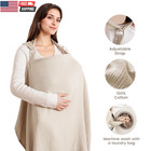Muslin Nursing Cover For Baby Breastfeeding  Breathable 100  Cotton Breastfeedin