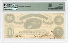 1861 T-7  100 The Confederate States Of America Note - Civil War Era Pmg Au 55