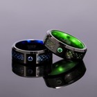 Celtic Dragon Men Rings Tungsten Carbide Carbon Fiber Wedding Band Comfort 8mm