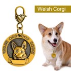 Cool Dog Breeds Personalized Dog Tags Custom Free Engraving Copper Pet Id Tag