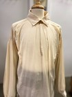18th Century Off-white Muslin Shirt - Rev War Re-enacting - New  Sz  Xl
