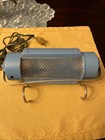 Vintage Art Deco Blue And Clear Glass Headboard Lamp Bullet Light