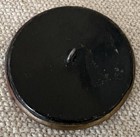 Large Victorian Brass Button - Mother Of Pearl Center - 1 3 4 Inches