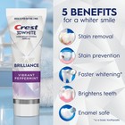 Crest 3d White Brilliance Vibrant Toothpaste - Peppermint - 4 6oz 2pk