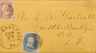 1862 Us Civil War Postal History Cover W  Complete 3-page Letter  Scott  65    6