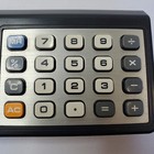 Vintage Casio Memory-8r Calculator In Padded Carrying Case No Battery Cover
