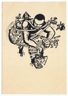 1956 Africa Anti-racist Anti-colonial Art Black Americana Ussr Vintage Postcard