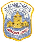 Washington Dc     Metropolitan Police - Sheriff Police Patch Vintage Old Mesh