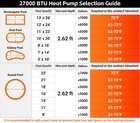 Varpoolfaye 27000 Btu Pool Heater Heat Pump Energy-saving For Inground Pools