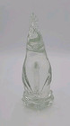 Vintage Estate Clear Glass Rooster With Clear Base Decoration 8  Tall 