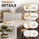Gold Countertop Low Fence Divide restaurant Decorative Partitions Grille divider
