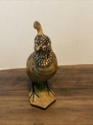 Vintage Italian Ceramic Quail Handpainted Figure